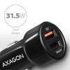 AXAGON PWC-QC5 QC3.0 + 2.4A Car Charger PWC-QC5
