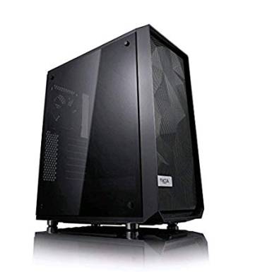 Fractal Design Meshify C Solid Side Fekete (T&aacute;p n&eacute;lk&uuml;li) ATX h&aacute;z FD-CA-MESH-C-BKO