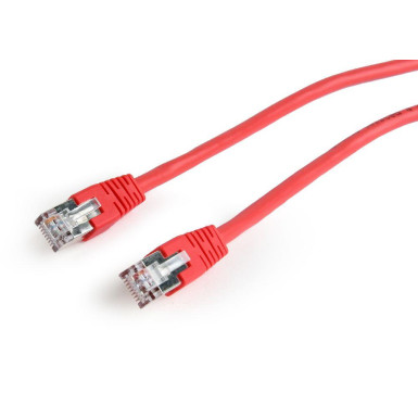 Gembird FTP kat.6 RJ45 patch kábel, 0.5m, piros PP6-0.5M/R