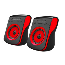 ESPERANZA FLAMENCO USB STEREO SPEAKERS 2.0 BLACK/RED EP140KR