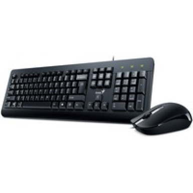 Genius KM-160 USB fekete billentyűzet+egér 31330001418