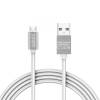 Delight MicroUSB Adatkábel LED White 55442M-WH