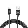Delight iPhone Lightning Adatkábel LED Black 55442I-BK