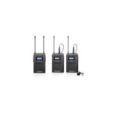 BOYA BY-WM8 Pro-K2 UHF vezet&eacute;kn&eacute;lk&uuml;li dupla szett (1+2)