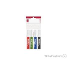 ICO Flipchart marker k&eacute;szlet, 1-4 mm, v&aacute;gott, "Artip 12", 4 k&uuml;l&ouml;nb&ouml;ző sz&iacute;n 9580002000