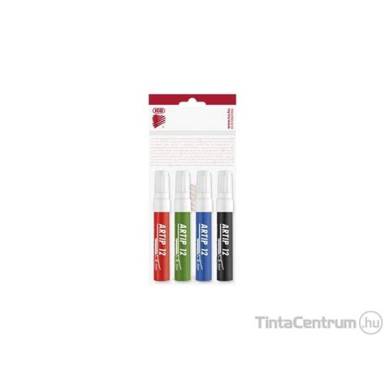 ICO Flipchart marker készlet, 1-4 mm, vágott, "Artip 12", 4 különböző szín 9580002000 ICO Flipchart marker készlet, 1-4 mm, vágott, "Artip 12", 4 különböző szín 9580002000