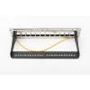 DIGITUS Patch panel 10'' 12-port 1U modular Keystone, tray, black DN-91420