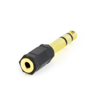 Gembird 6.35 mm to 3.5 mm audio adapter plug A-6.35M-3.5F