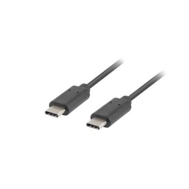 Lanberg cable USB-C M/M 2.0 1M Black CA-CMCM-10CU-0010-BK Lanberg cable USB-C M/M 2.0 1M Black CA-CMCM-10CU-0010-BK