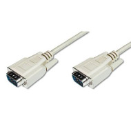 Cable VGA 1080p 60Hz FHD Type DSUB15/DSUB15 M/M grey 1,8m AK-310100-018-S