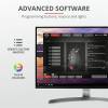 Trust GXT 144 Rexx Vertical fekete gamer egér 22991