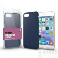Xprotector Xprotector Matte, ultra vékony matt szilikon hátlap tok, Apple iPhone Xs Max, sötét kék 115425
