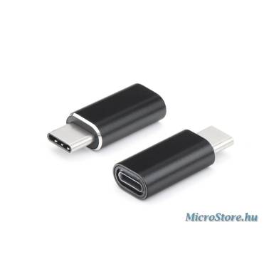 Haffner USB Type-C - Lightning adapter - fekete PT-4737