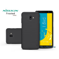 Nillkin Samsung J610F Galaxy J6 Plus hátlap - Nillkin Frosted Shield - fekete NL166868