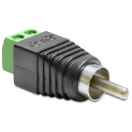 Delock Adapter RCA apa  Terminál Blokk 2 érintkezővel 65417