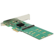 Delock PCI Express Card  2 x internal M.2 Key B 110 mm - Low Profile Form Factor 89473