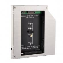 Gembird Slim 5.25'' bay mounting frame for NGFF (M.2) SSD memory card, 12.7mm A-SATA12M2-01