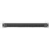 Lanberg 19'' BRUSH PANEL 1U AK-1103-B Black AK-1103-B