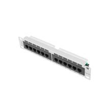 Lanberg Patch Panel 10'', 12 port 1U, cat.5e, gray PPU5-9012-S
