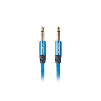 Lanberg Premium Cable Audio Mini jack 3,5mm 3pin, 3m Blue CA-MJMJ-10CU-0030-BL Lanberg Premium Cable Audio Mini jack 3,5mm 3pin, 3m Blue CA-MJMJ-10CU-0030-BL