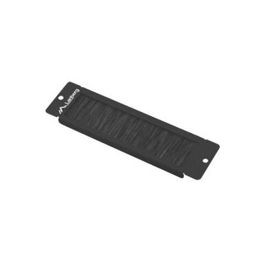 Lanberg cable entry brush panel 10'', black AK-1104-B Lanberg cable entry brush panel 10'', black AK-1104-B