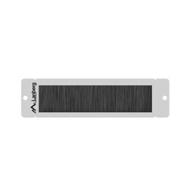 Lanberg cable entry brush panel 10'', gray AK-1104-S Lanberg cable entry brush panel 10'', gray AK-1104-S