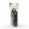 Gembird Energenie 3x Schuko aljzat UPS rendszerhez (IEC CONNECTOR), 0.6m, fekete EG-PSU3-01