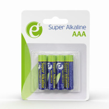 Energenie Alkaline LR03 AAA batteries, 4-pack, blister EG-BA-AAA4-01