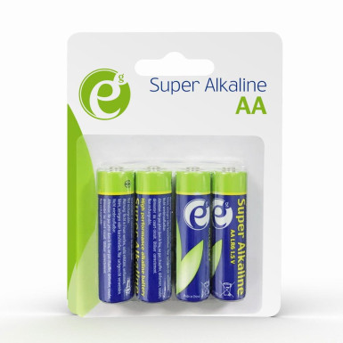 Energenie Alkaline LR6 AA batteries, 4-pack, blister EG-BA-AA4-01