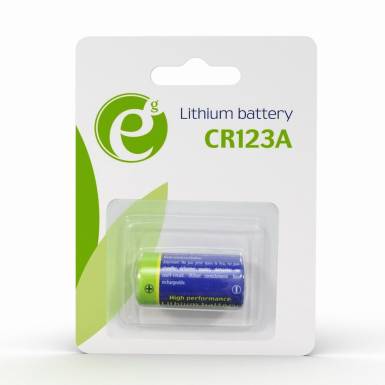 Energenie Lithium CR123 battery, 3V, blister EG-BA-CR123-01 Energenie Lithium CR123 battery, 3V, blister EG-BA-CR123-01