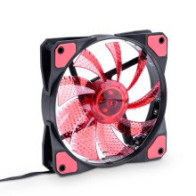 Akyga System fan 15 LED red AW-12C-BR Molex / 3-pin 120x120 mm AW-12C-BR