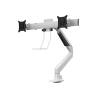 Multibrackets Gaslift asztali rögzítő egykaros dupla konzol, 15" - 32", fehér 7350073735945