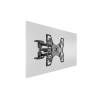 Multibrackets fali r&ouml;gz&iacute;tő Flexarm Full Motion Dual 400x400, karos, d&ouml;nthető, forgathat&oacute;, 40-70", fekete 7350073735266