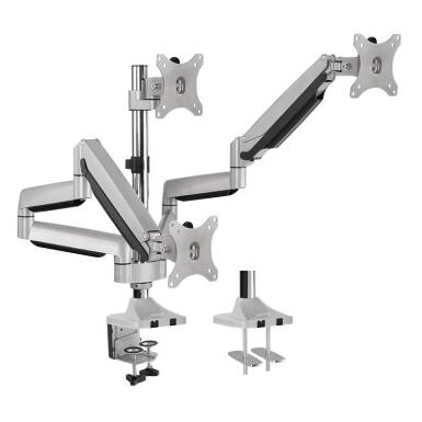 LOGILINK - Triple alumium monitor desk mount,13-27'', max. 7 kg BP0052 LOGILINK - Triple alumium monitor desk mount,13-27'', max. 7 kg BP0052