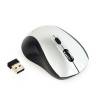 Gembird Wireless optical mouse MUSW-4B-02-BS, 1600 DPI, nano USB, black-silver MUSW-4B-02-BS