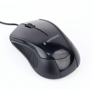 Gembird optical mouse MUS-3B-02, 1000 DPI, USB, Black, 1.35m cable length MUS-3B-02