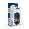 Gembird optical mouse MUS-4B-01, 1200 DPI, USB, Black, 1.35m cable length MUS-4B-01