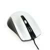 Gembird optical mouse MUS-4B-01-BS, 1200 DPI, USB, Black/silver MUS-4B-01-BS