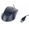 Gembird optical mouse MUS-4B-02, 1200 DPI, USB, Black, 1.35m cable length MUS-4B-02