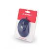 Gembird optical mouse MUS-6B-01, 1600 DPI, USB, Black, 1.35m cable length MUS-6B-01
