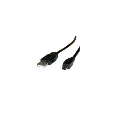 Kábel USB Összekötő Value USB 2.0 A (Male) - mini B (Male) 1.8m Fehér S3142 Kábel USB Összekötő Value USB 2.0 A (Male) - mini B (Male) 1.8m Fehér S3142