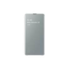 Samsung Galaxy S10 E clear view cover tok, Fehér OSAM-EF-ZG970CWEG
