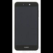 Huawei Huawei P8/P9 Lite (2017) kompatibilis LCD modul kerettel, OEM jellegű, fekete