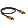 Delock Cable HDMI M/M V2.1 0.5m 8K 60HZ Black 85726