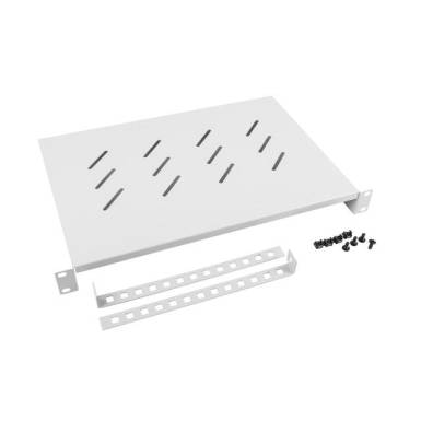 Lanberg fixed shelf 19'',1U, 483X300mm max load capacity up to 25kg grey AK-1004-S Lanberg fixed shelf 19'',1U, 483X300mm max load capacity up to 25kg grey AK-1004-S