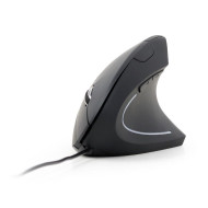 Gembird Ergonomic 6-button optical mouse MUS-ERGO-01, 3200 DPI, USB, Black MUS-ERGO-01