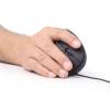 Gembird Ergonomic 6-button optical mouse MUS-ERGO-01, 3200 DPI, USB, Black MUS-ERGO-01