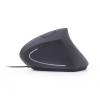 Gembird Ergonomic 6-button optical mouse MUS-ERGO-01, 3200 DPI, USB, Black MUS-ERGO-01