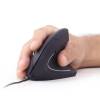 Gembird Ergonomic 6-button optical mouse MUS-ERGO-01, 3200 DPI, USB, Black MUS-ERGO-01