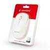 Gembird Wireless optical mouse MUSW-4B-01-W, 1600 DPI, nano USB, white MUSW-4B-01-W
